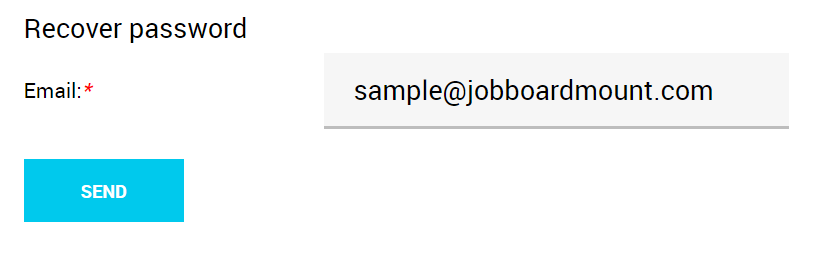 Job seeker registration, login & profile editing 2