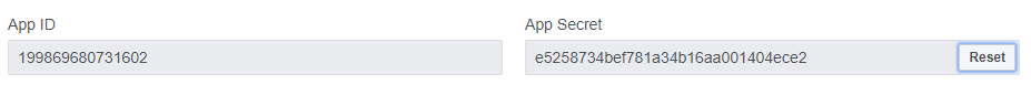 FB APP ID