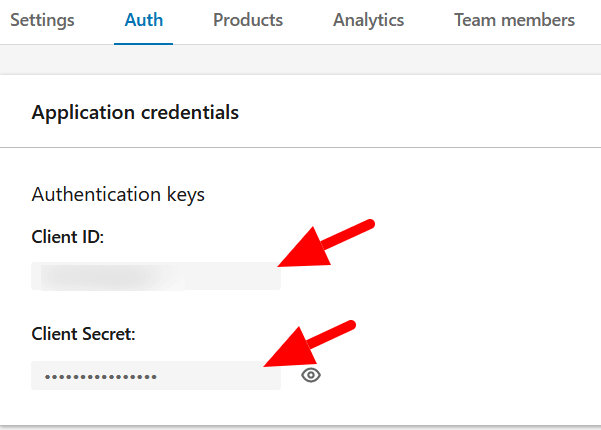 Application-credentials