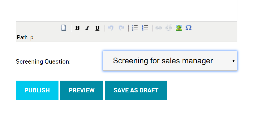 Candidate assessment questionnaire job board software 1