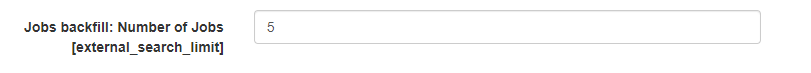 Default number of jobs in backfill