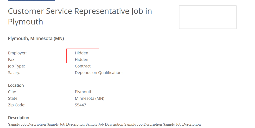 Charge candidates for job board service