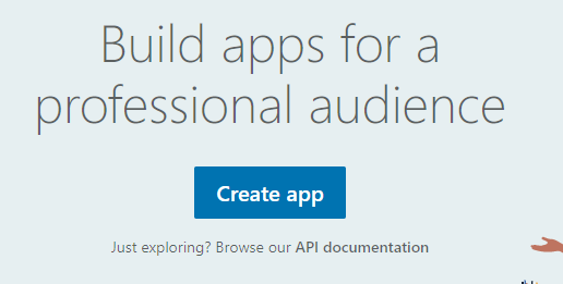create app button