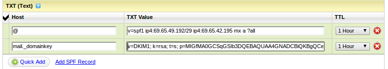DKIM record