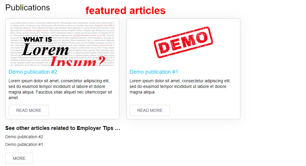 Featured publications
