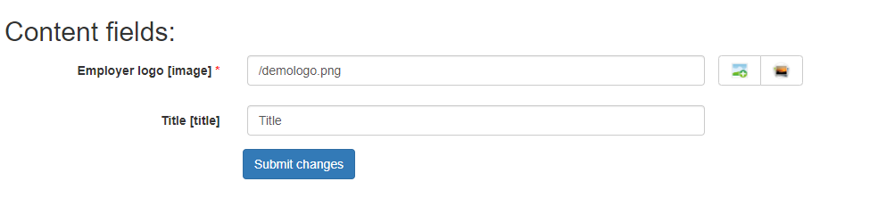 Image choice field