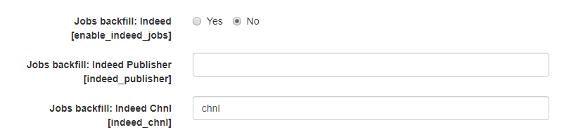 Indeed jobs backfill