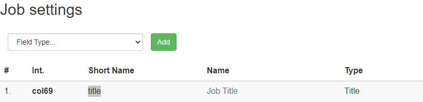 Job title vacancy variable for Twitter