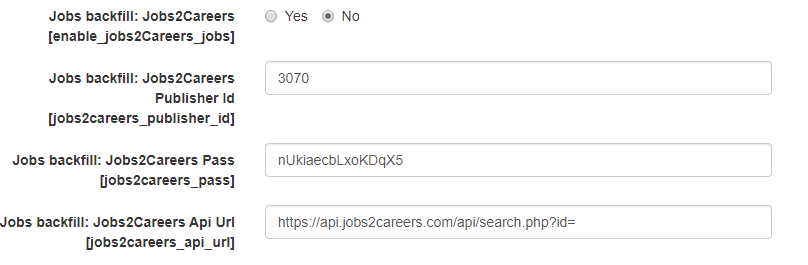 Jobs2careers backfill admin