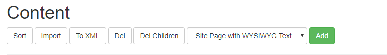 New subpage