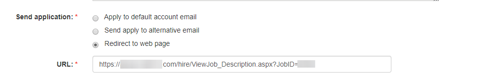 Redirect apply method