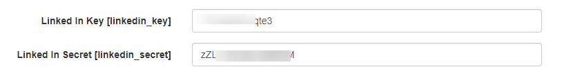 Register in general parameters