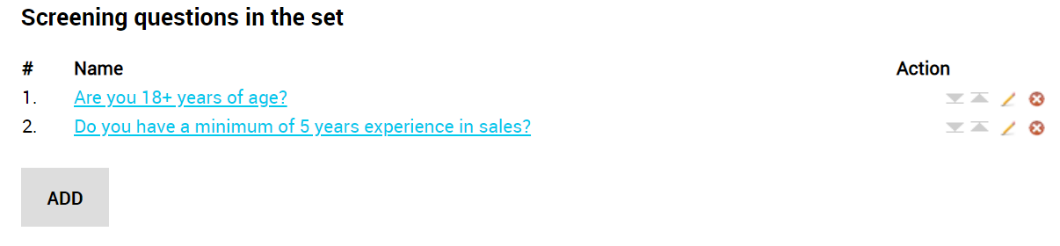 Candidate assessment questionnaire job board software specific questions